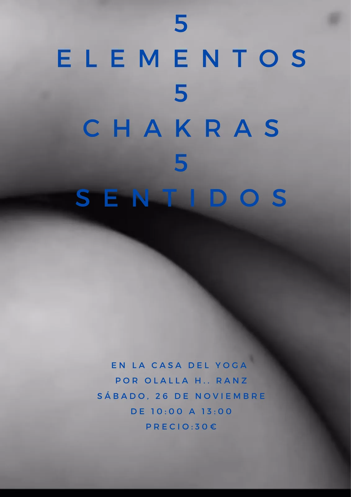 5 elementos, 5 cakras, 5 sentidos
